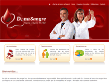 Tablet Screenshot of donasangre.org